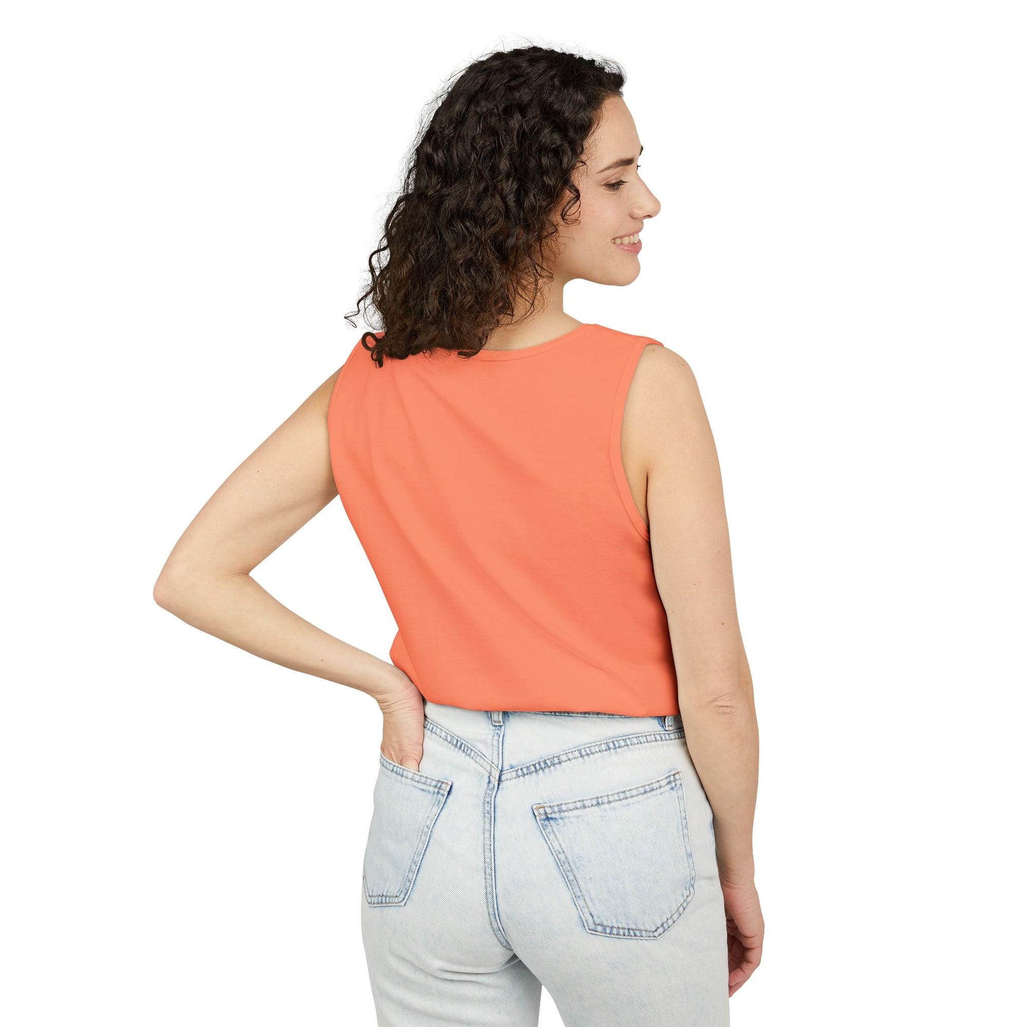 Garment-Dyed Tank Top, Summer Casual Wear, Beach Days, Workout Top, Great for Festivals, Unisex Apparel