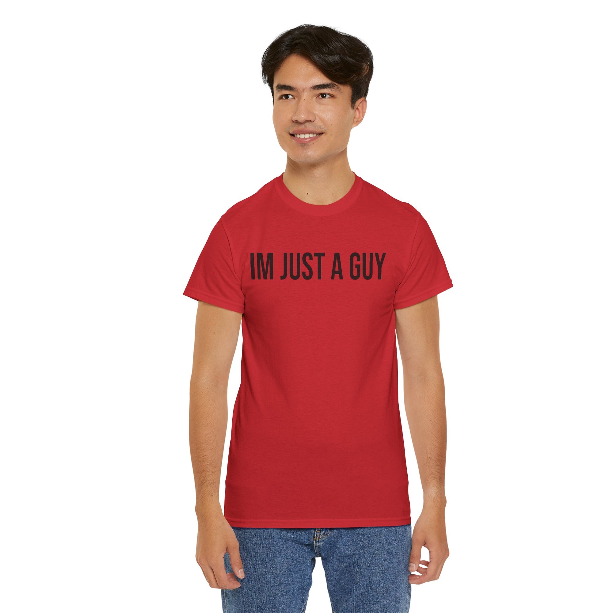 Unisex Heavy Cotton Tee - Casual Statement Shirt, Everyday Wear, Gift for Him, Birthday Present, Trendy Graphic Tee