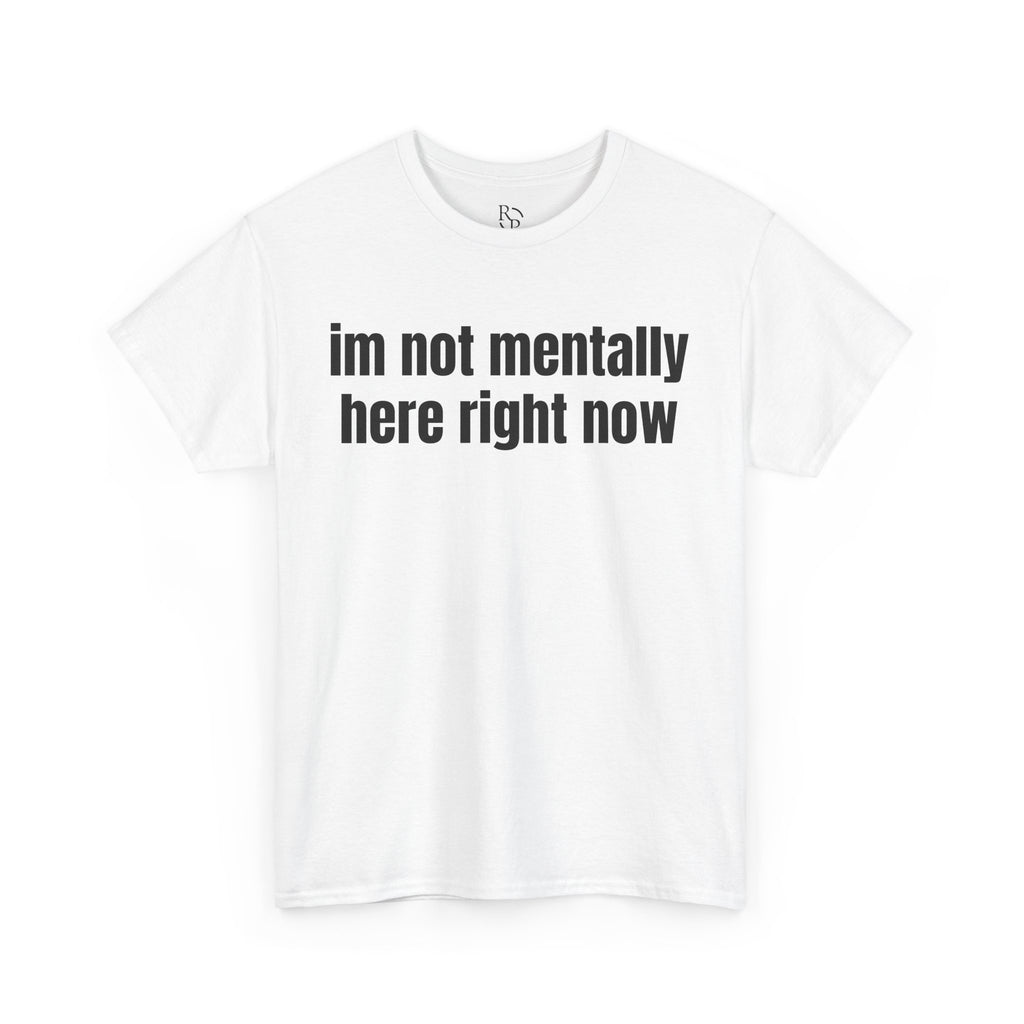 Unisex Heavy Cotton Tee, Casual Graphic Shirt, Humorous Tee, Comfortable Everyday Wear, Gift for Friends, Relaxed Fit Top