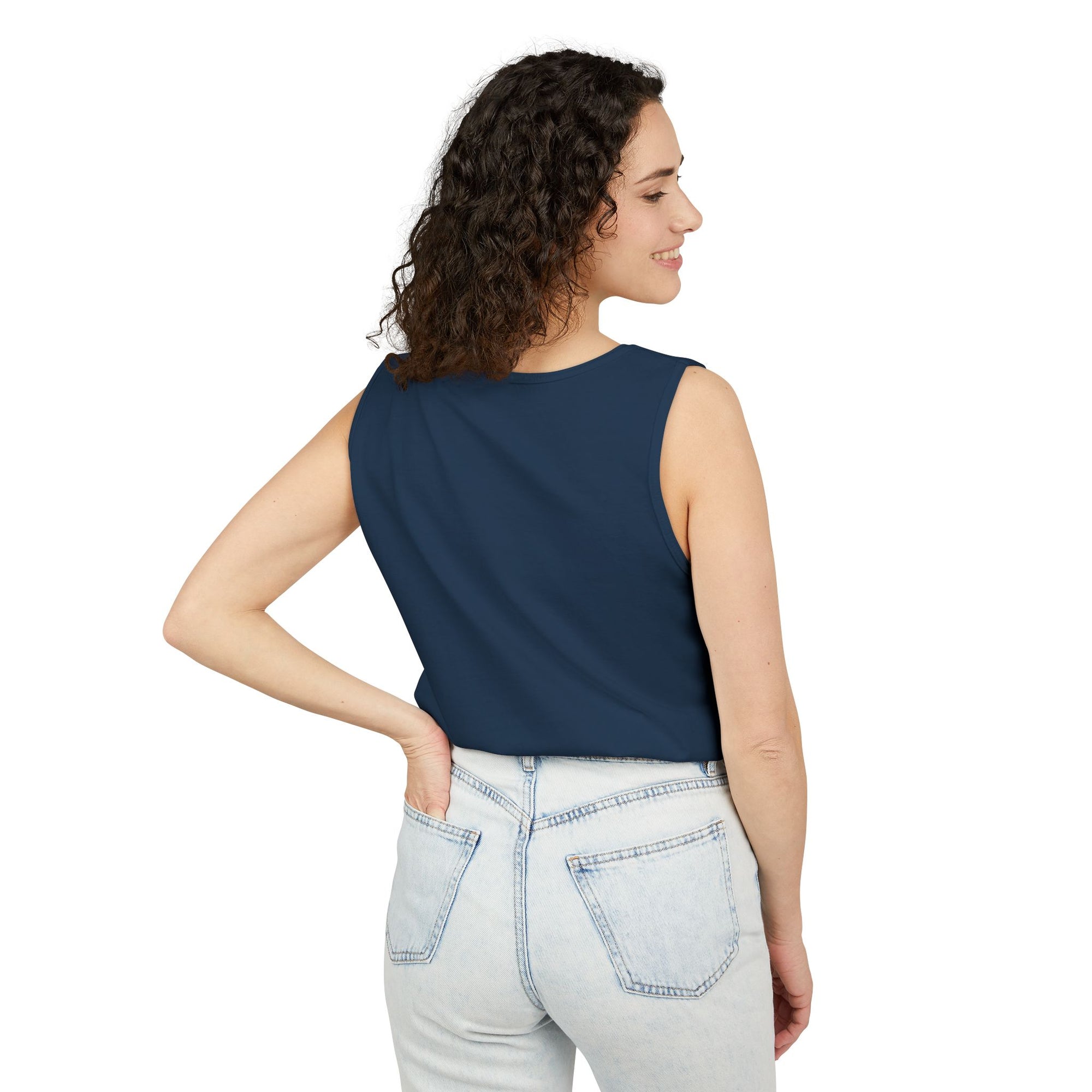 Garment-Dyed Tank Top, Summer Casual Wear, Beach Days, Workout Top, Great for Festivals, Unisex Apparel