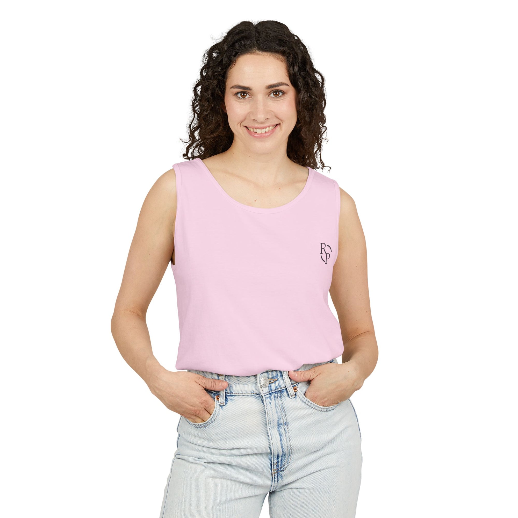 Garment-Dyed Tank Top, Summer Casual Wear, Beach Days, Workout Top, Great for Festivals, Unisex Apparel