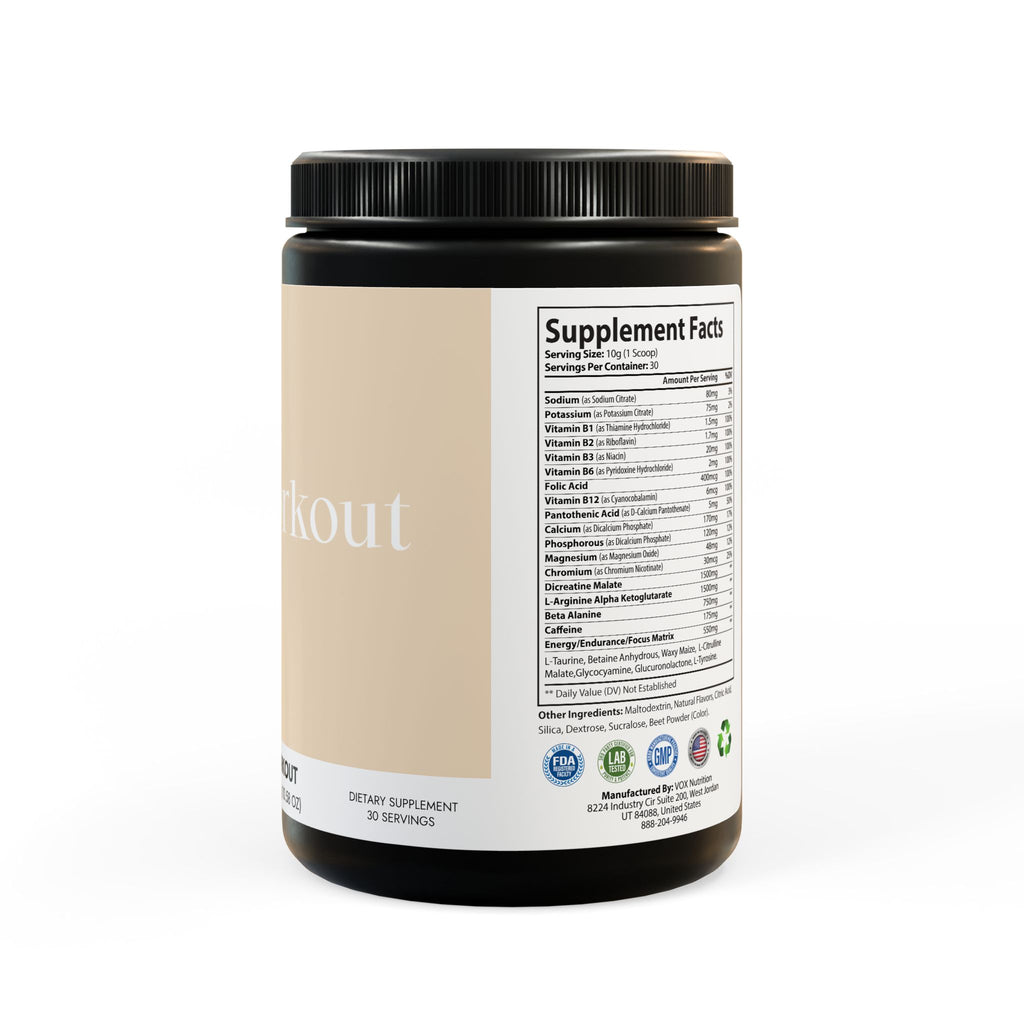 Pre-Workout Supplement, Watermelon (300g, 10.58oz)