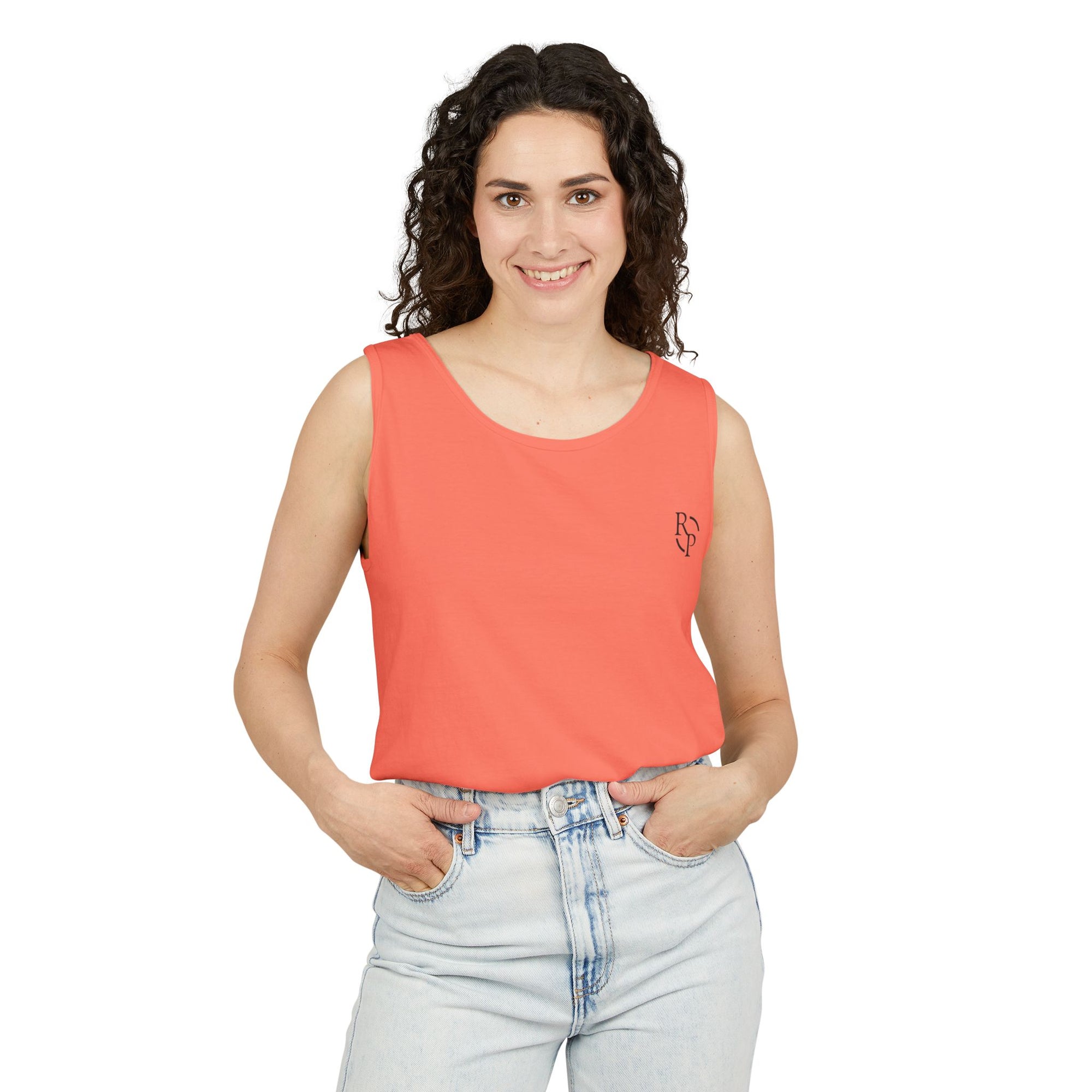 Garment-Dyed Tank Top, Summer Casual Wear, Beach Days, Workout Top, Great for Festivals, Unisex Apparel