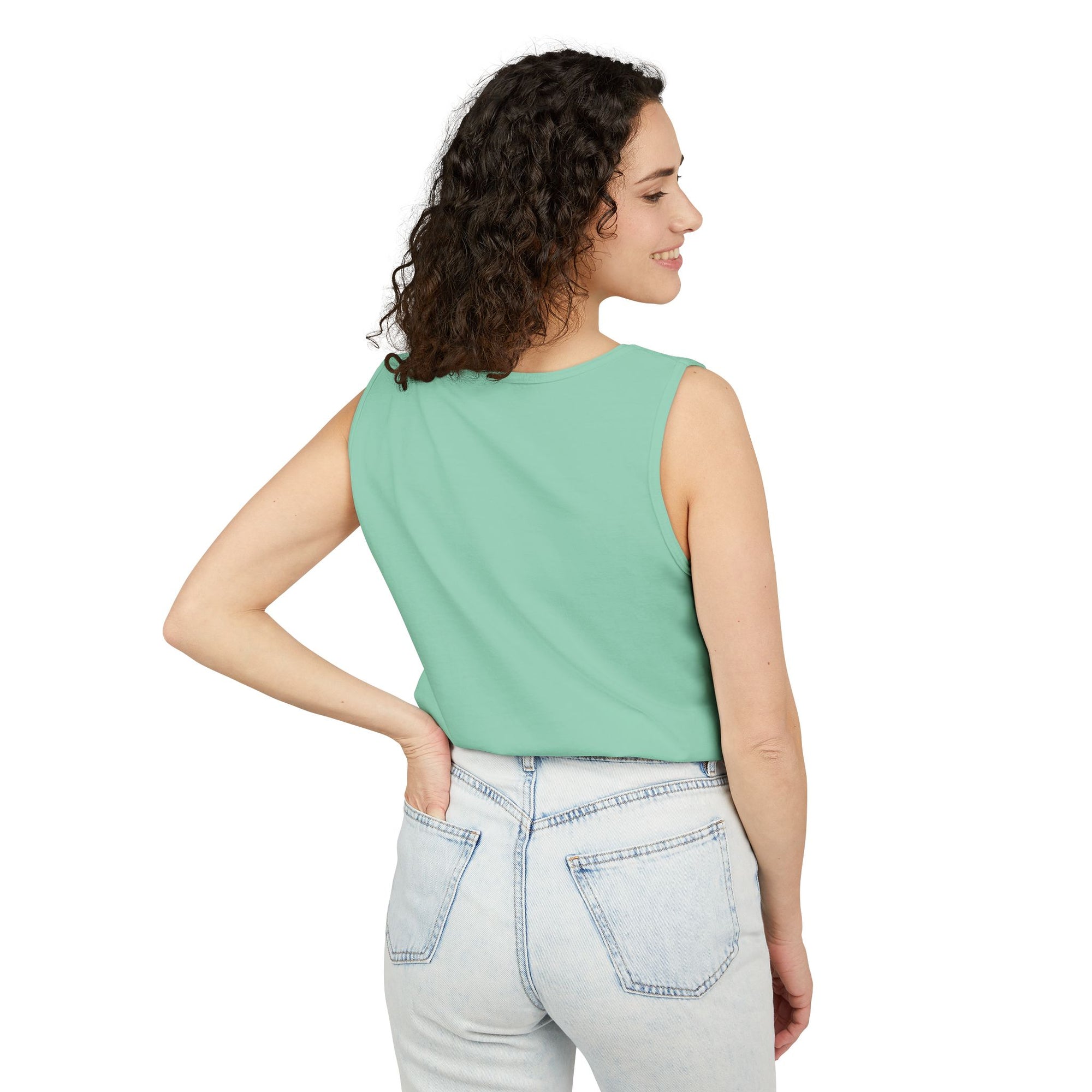 Garment-Dyed Tank Top, Summer Casual Wear, Beach Days, Workout Top, Great for Festivals, Unisex Apparel