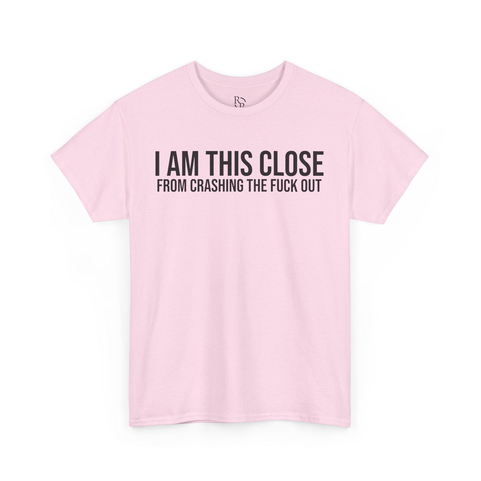Unisex Heavy Cotton Tee - "I Am This Close From Crashing The F*** Out" Statement Shirt | Relaxed Tee, Funny T-Shirt, Casual Wear, Gift [...]