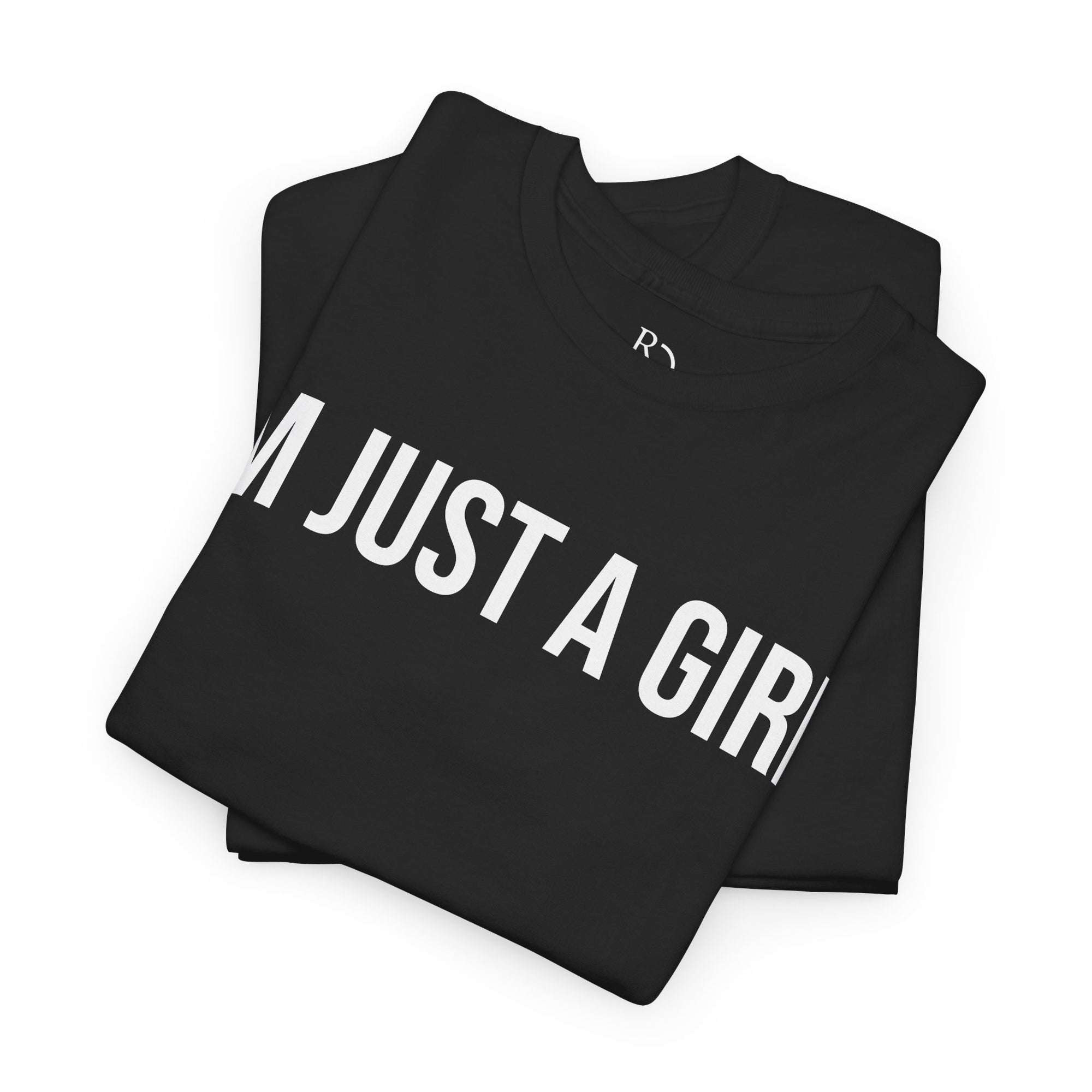 Unisex Heavy Cotton Tee - 'I'm Just a Girl' | Casual Comfort, Perfect Gift, Everyday Wear, Birthday, Confidence Tee