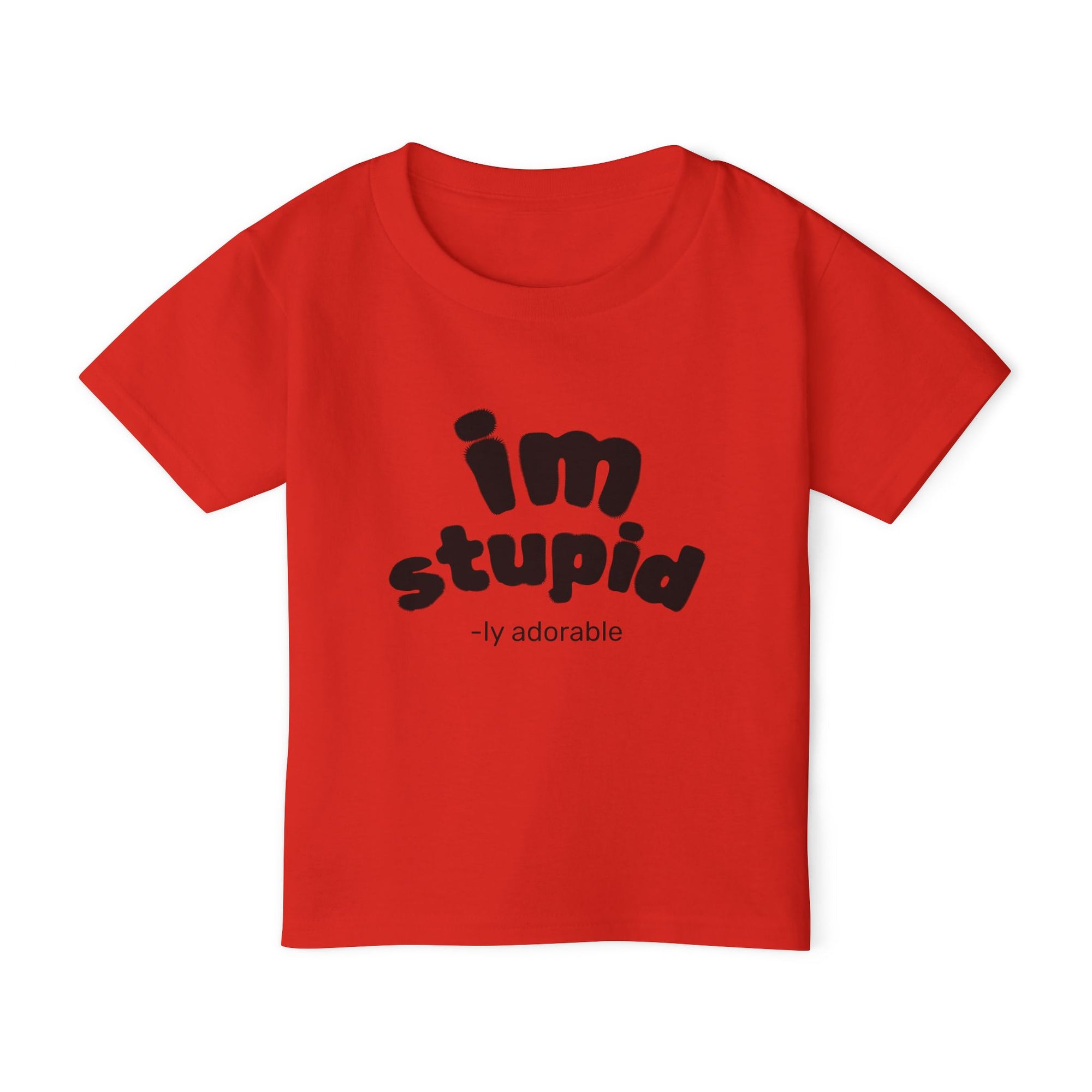 Playful Toddler T-Shirt: 'I'm Stupid-ly Adorable' Humor Gift for Kids, Cute Birthday Shirt, Funny Parenting Apparel, Baby Shower Gift, [...]