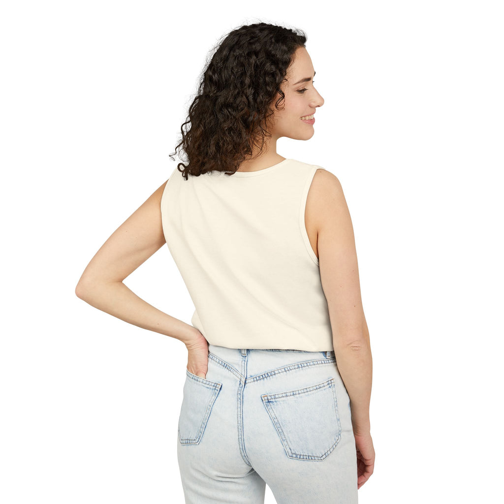 Garment-Dyed Tank Top, Summer Casual Wear, Beach Days, Workout Top, Great for Festivals, Unisex Apparel