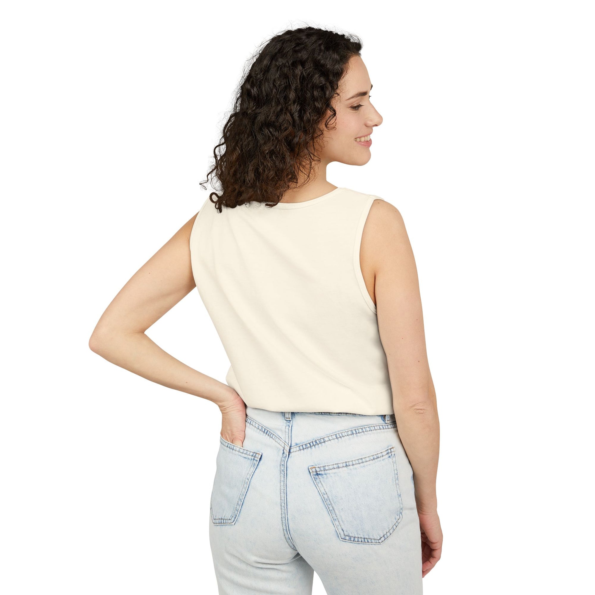 Garment-Dyed Tank Top, Summer Casual Wear, Beach Days, Workout Top, Great for Festivals, Unisex Apparel