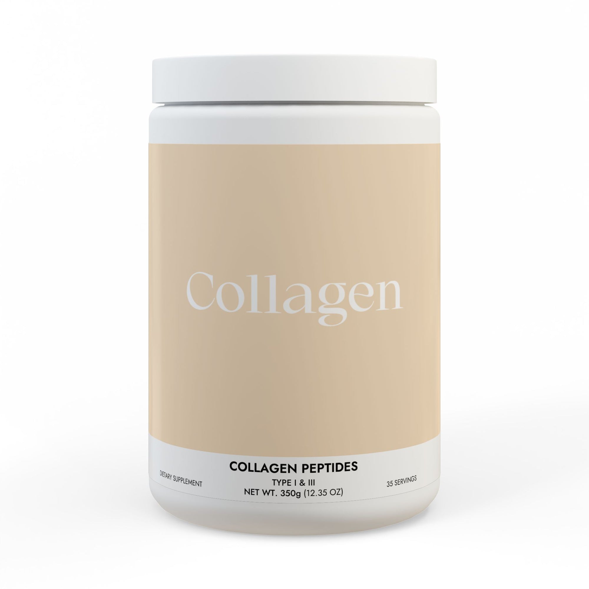 Collagen Peptides Type I & III Supplement (350g, 12.3oz)