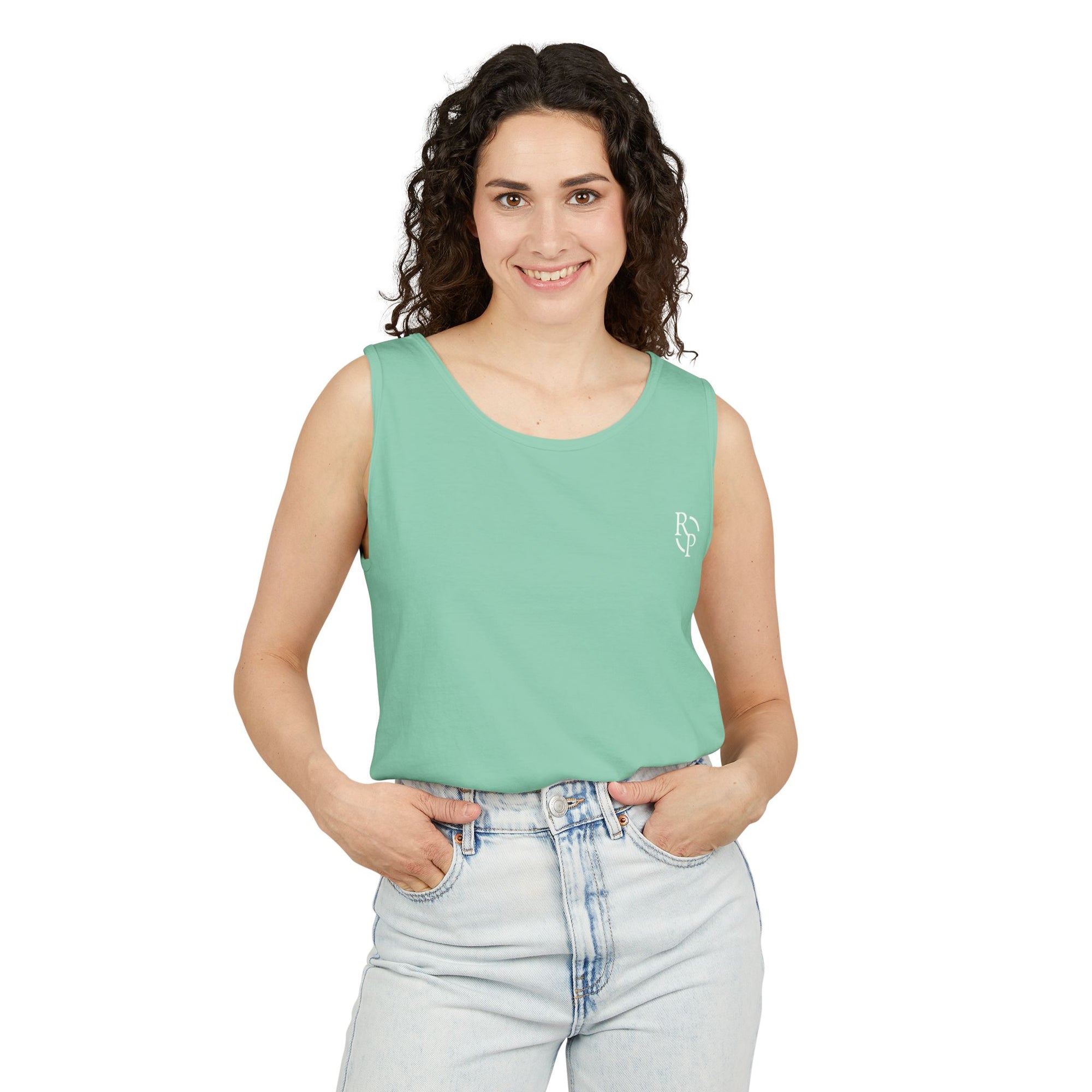 Garment-Dyed Tank Top, Summer Casual Wear, Beach Days, Workout Top, Great for Festivals, Unisex Apparel