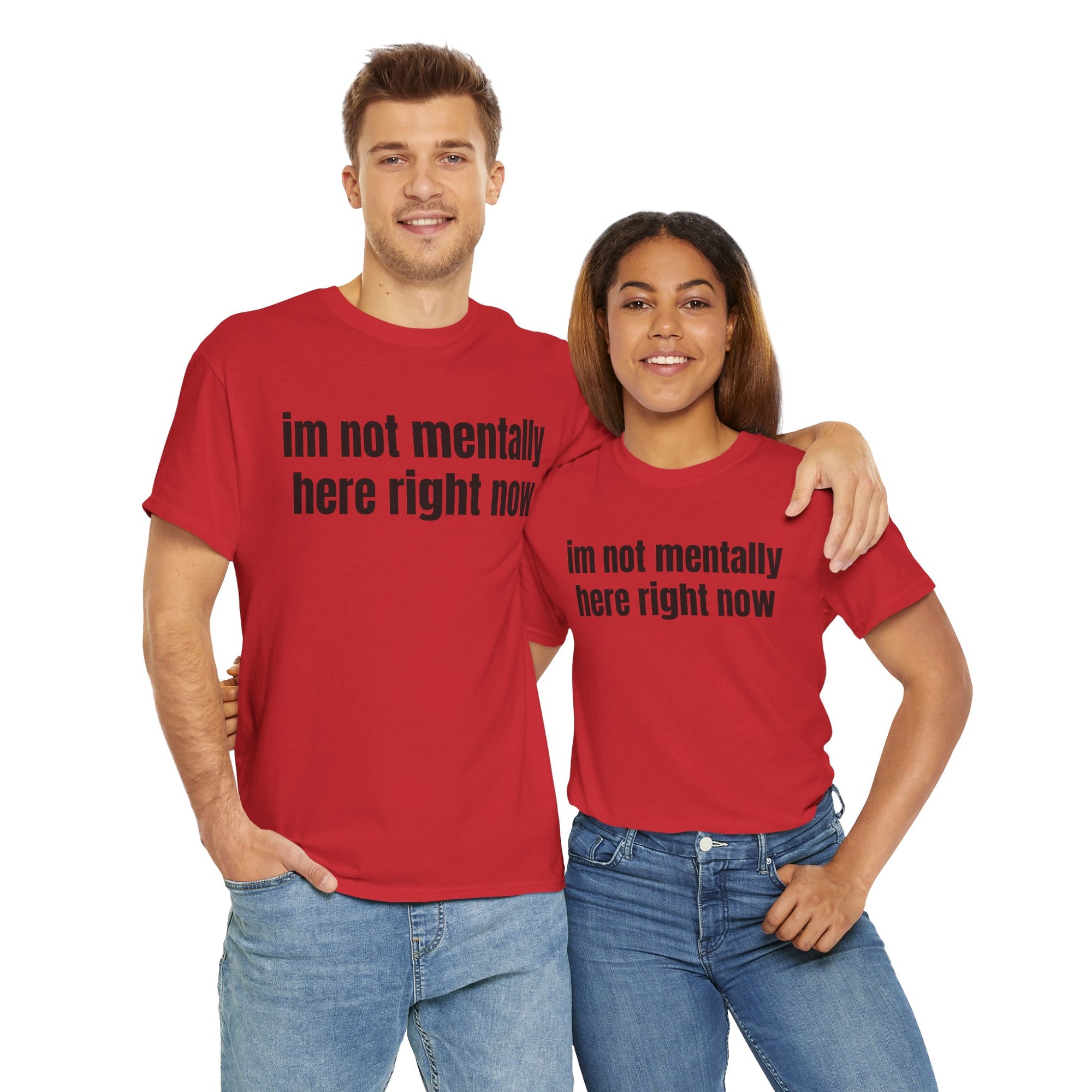 Unisex Heavy Cotton Tee, Casual Graphic Shirt, Humorous Tee, Comfortable Everyday Wear, Gift for Friends, Relaxed Fit Top