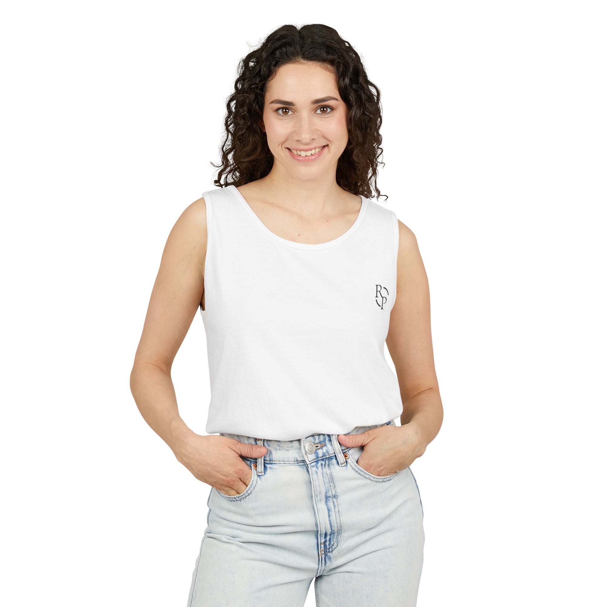 Garment-Dyed Tank Top, Summer Casual Wear, Beach Days, Workout Top, Great for Festivals, Unisex Apparel