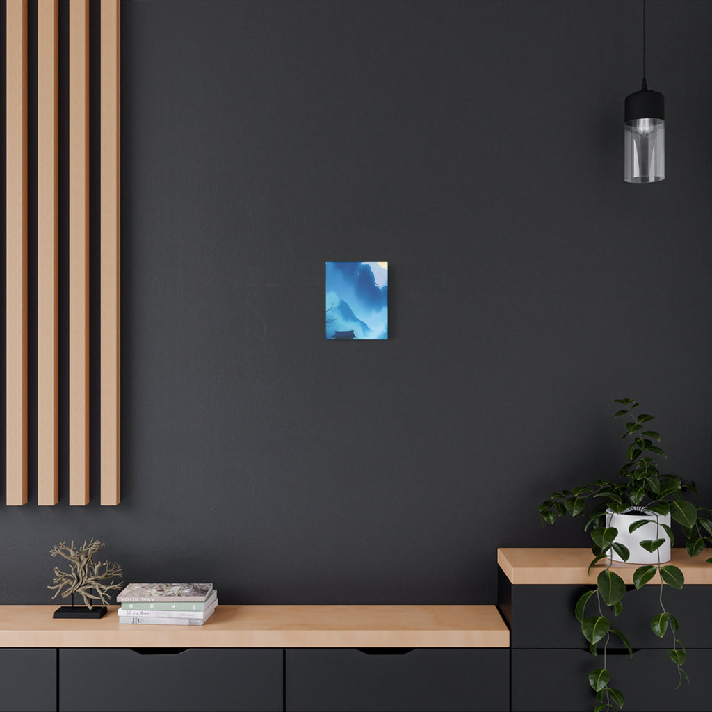 Serene Landscape Canvas Art, Tranquil Wall Decor, Gift for Nature Lovers, Home Office Art