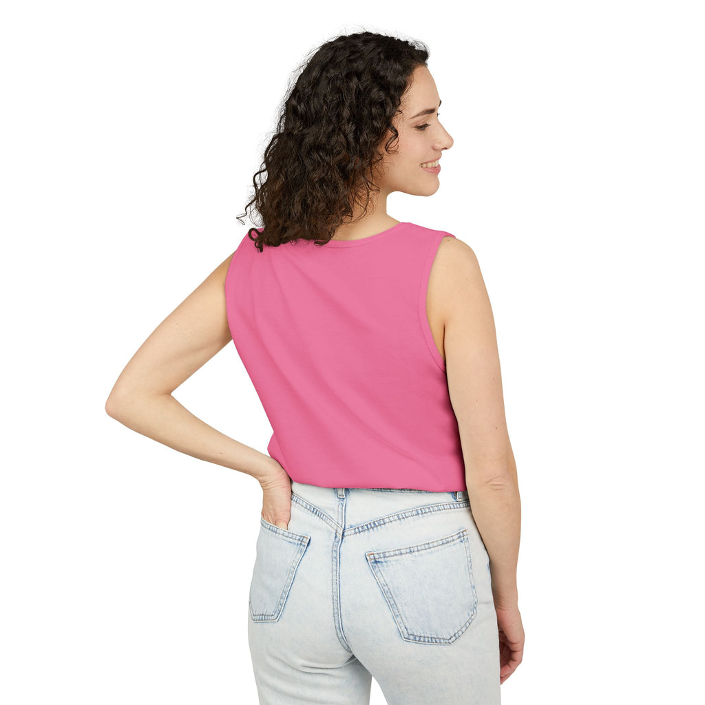 Garment-Dyed Tank Top, Summer Casual Wear, Beach Days, Workout Top, Great for Festivals, Unisex Apparel