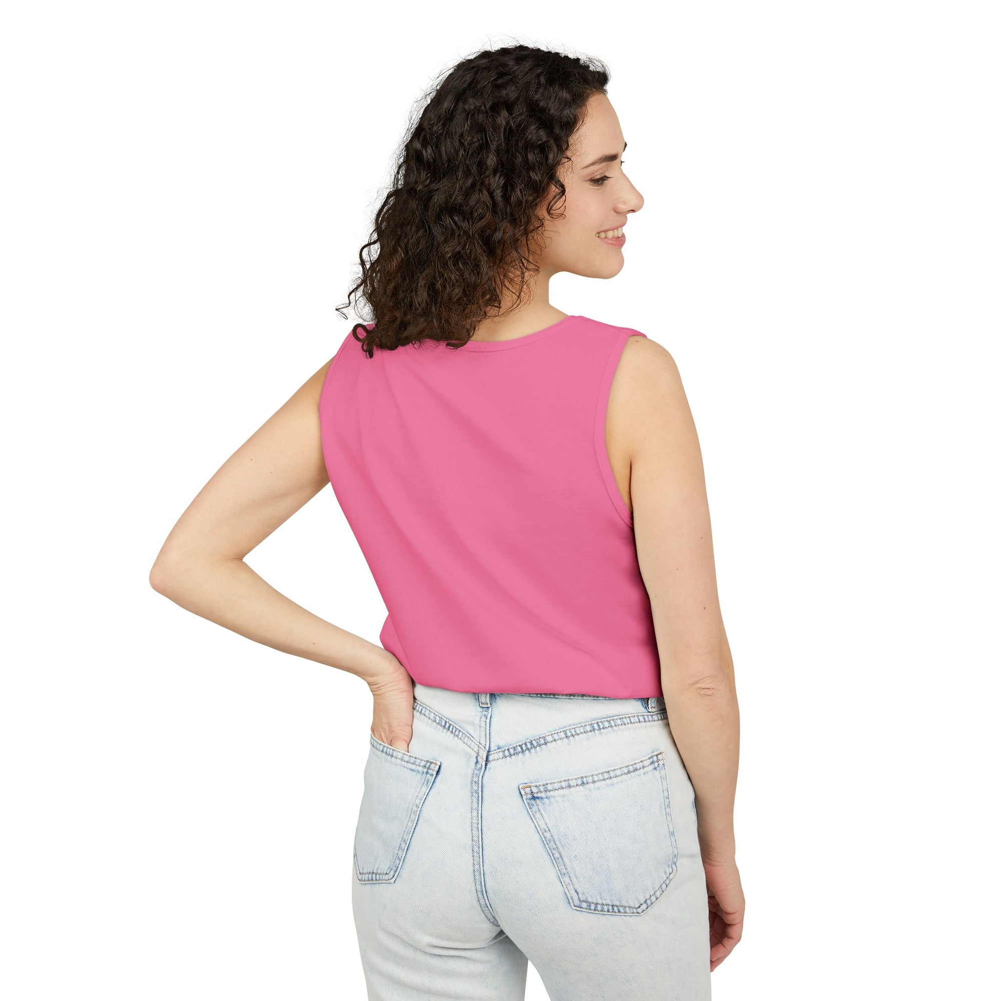 Garment-Dyed Tank Top, Summer Casual Wear, Beach Days, Workout Top, Great for Festivals, Unisex Apparel