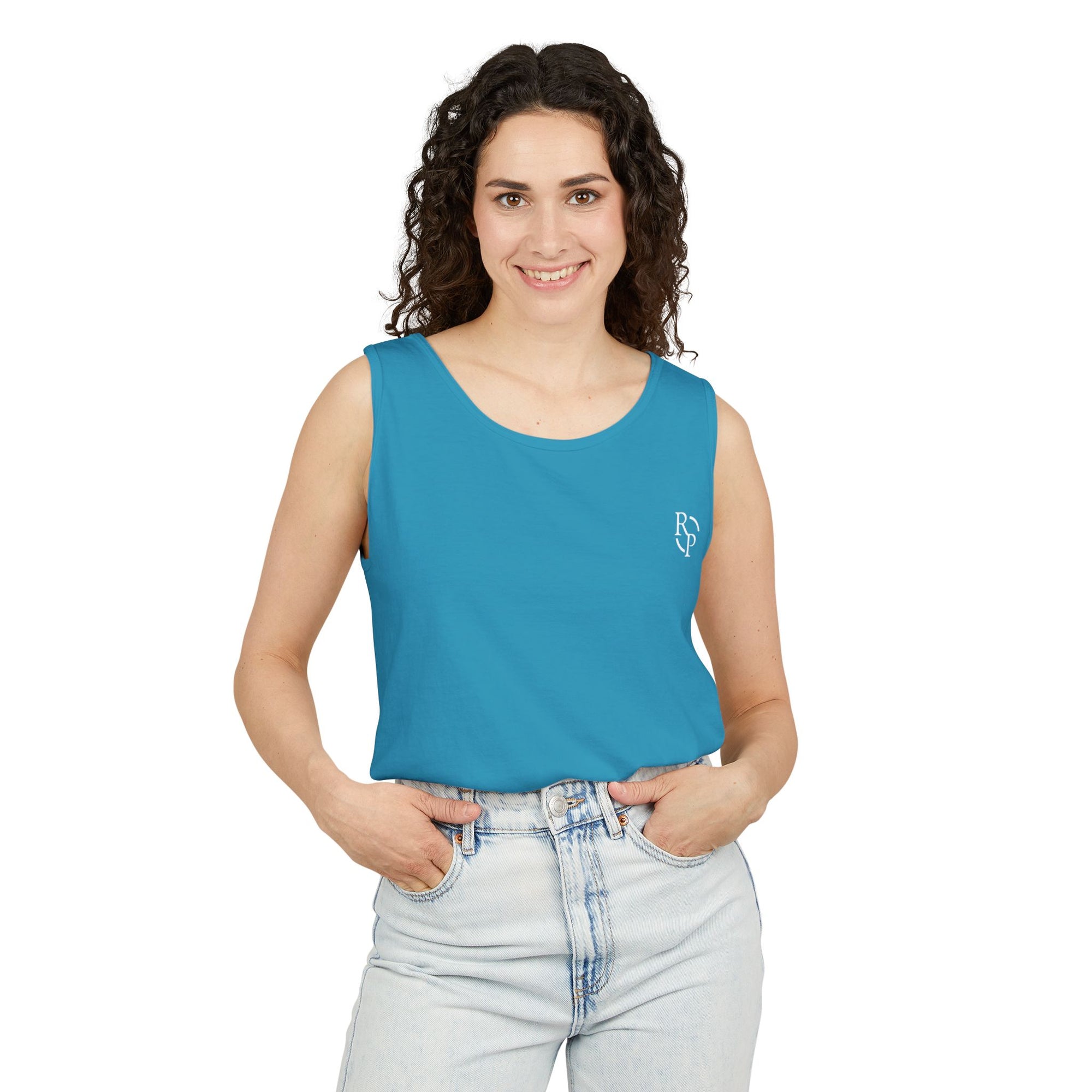 Garment-Dyed Tank Top, Summer Casual Wear, Beach Days, Workout Top, Great for Festivals, Unisex Apparel