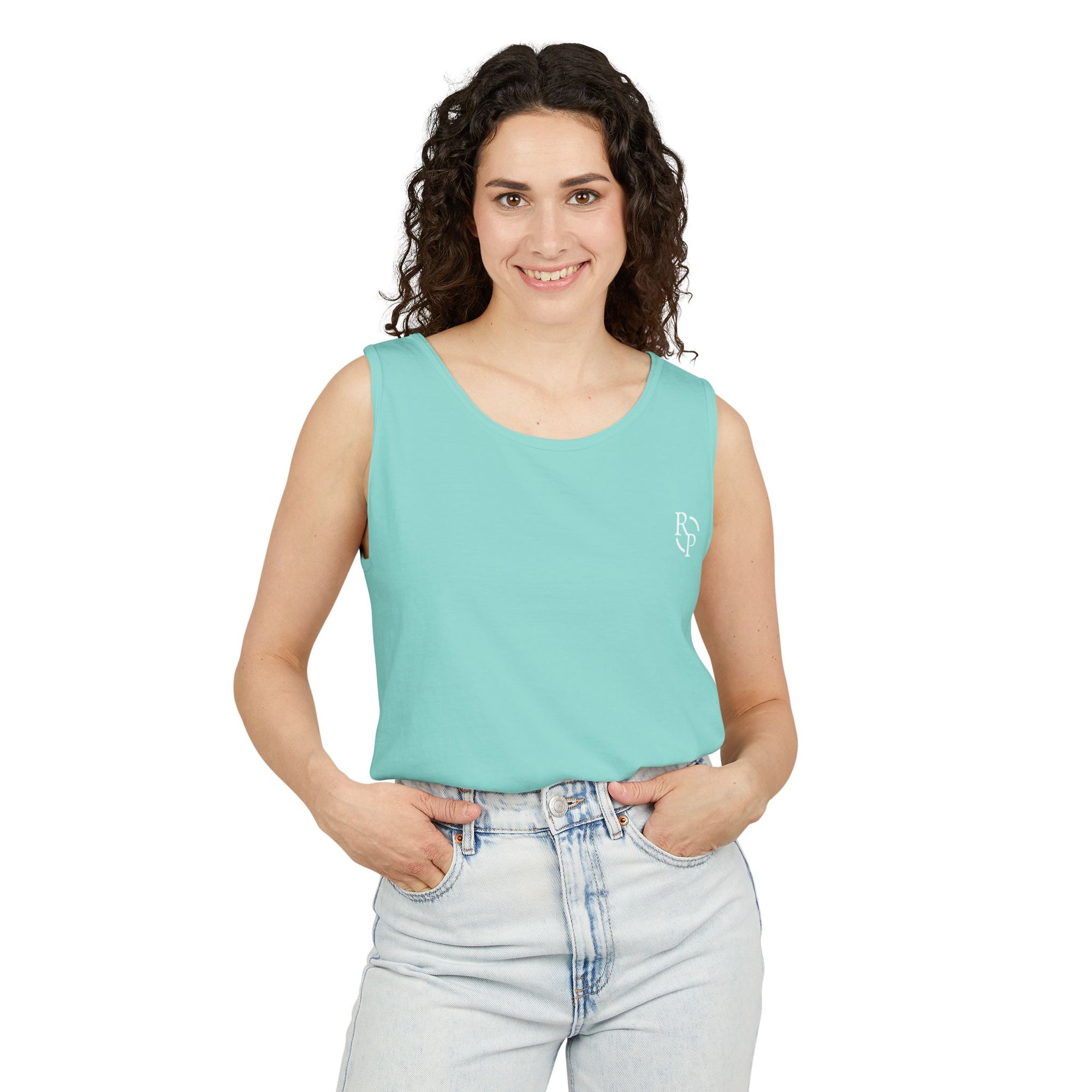 Garment-Dyed Tank Top, Summer Casual Wear, Beach Days, Workout Top, Great for Festivals, Unisex Apparel