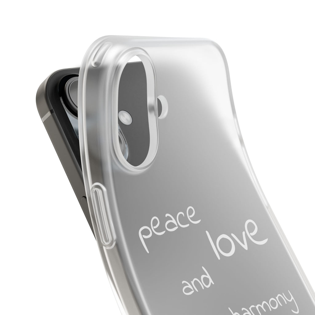 Customizable Flexi Phone Cases, Clear Soft Phone Cover, Gift for Tech Lovers, All-Occasion Phone Accessory, Personalized Mobile Case