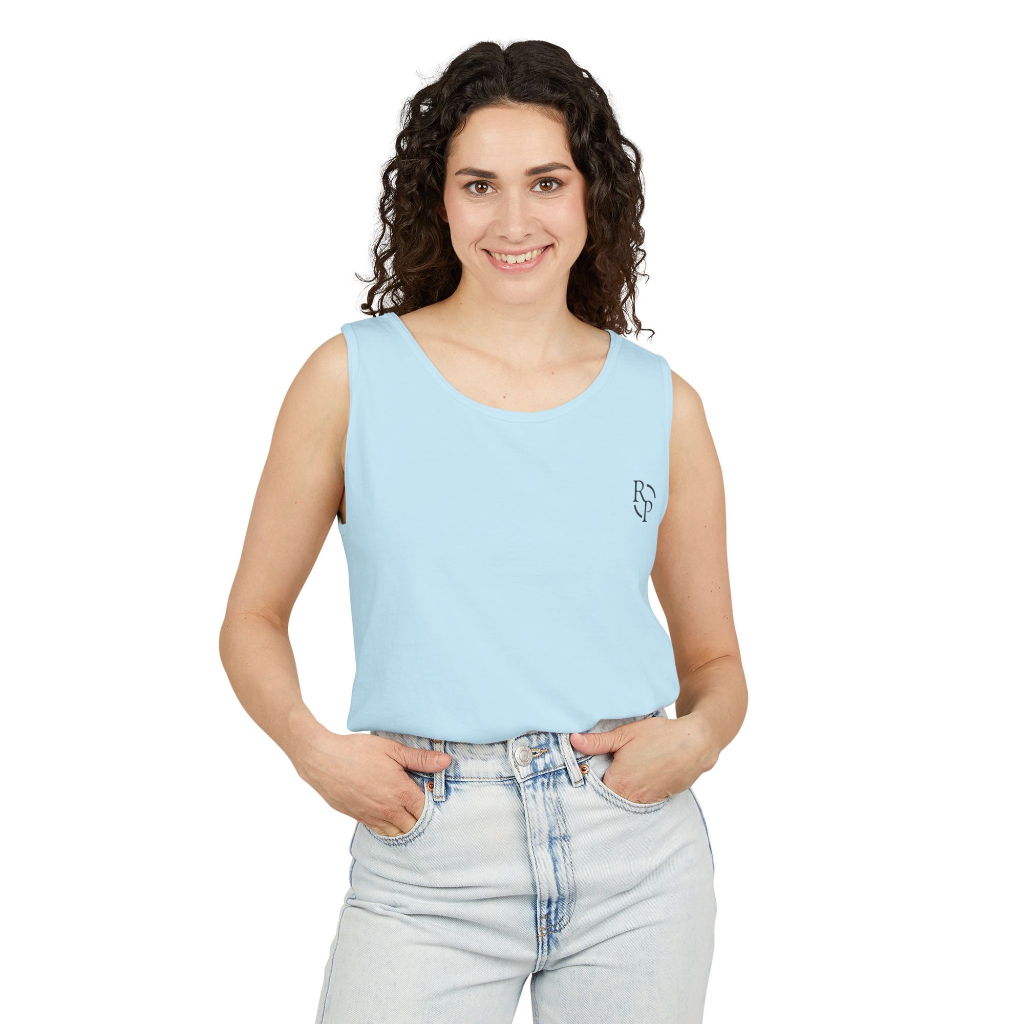 Garment-Dyed Tank Top, Summer Casual Wear, Beach Days, Workout Top, Great for Festivals, Unisex Apparel