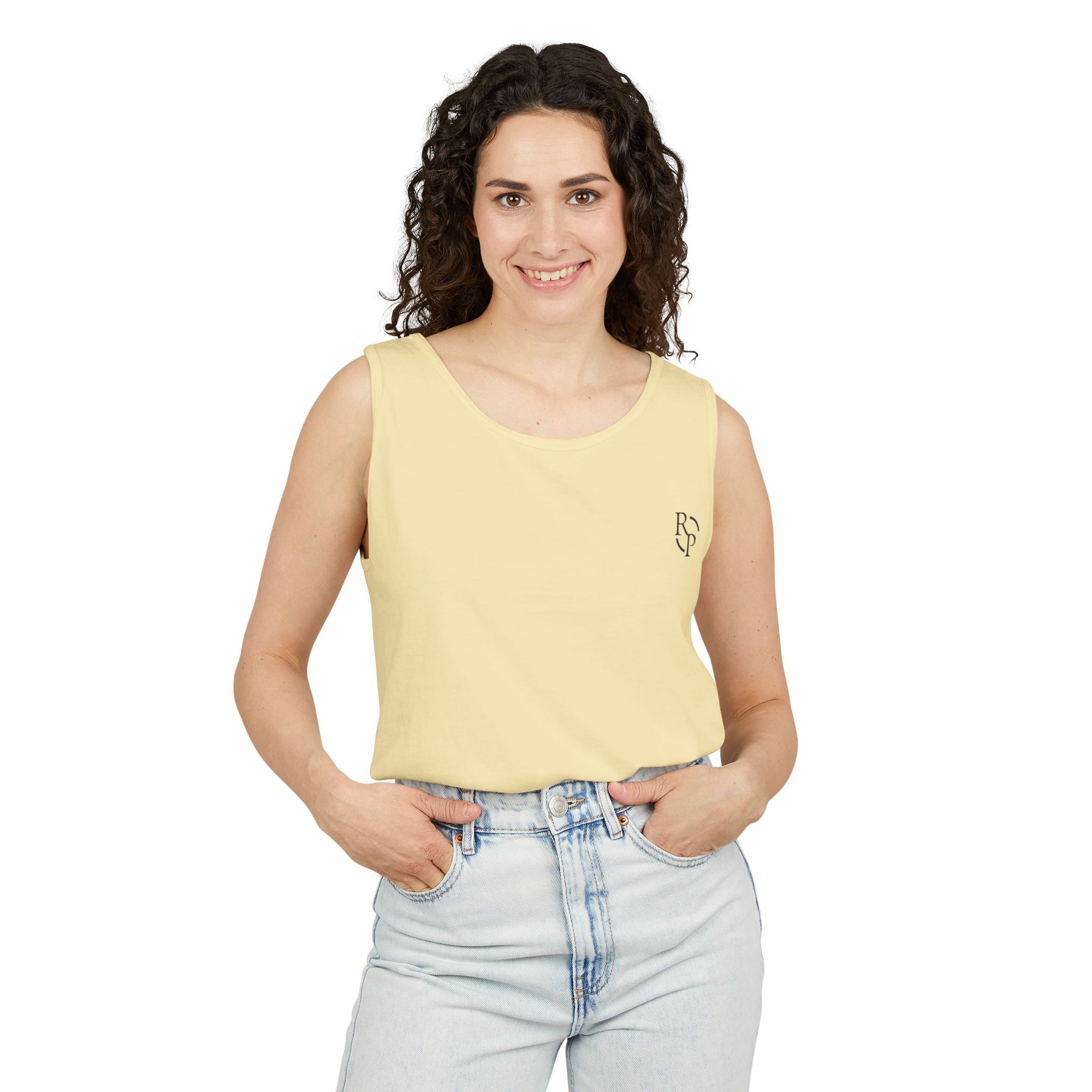 Garment-Dyed Tank Top, Summer Casual Wear, Beach Days, Workout Top, Great for Festivals, Unisex Apparel