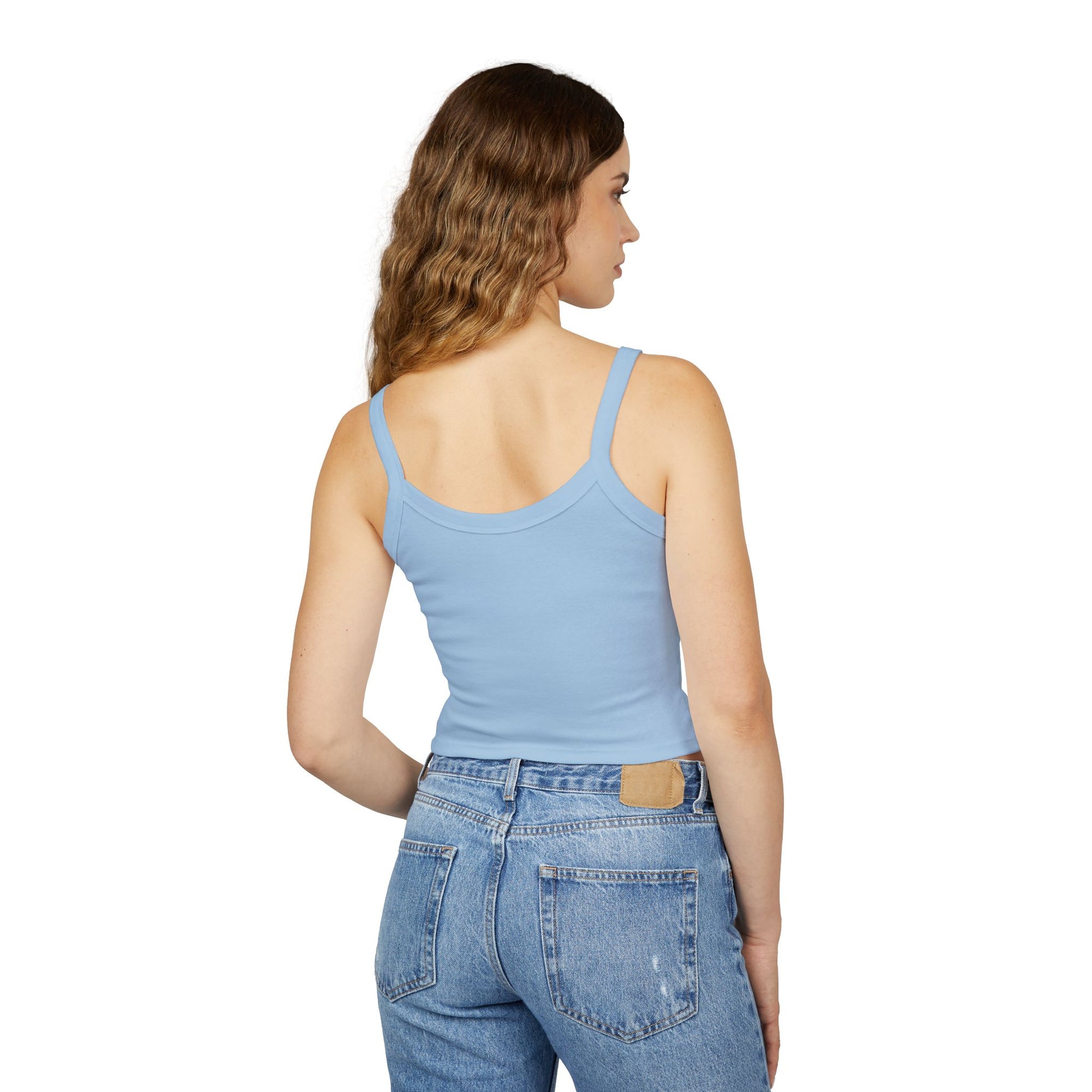 Women's Spaghetti Strap Tank Top for Self-Expression | Casual Summer Wear, LGBTQ+ Pride, Mental Health Awareness, Everyday Comfort