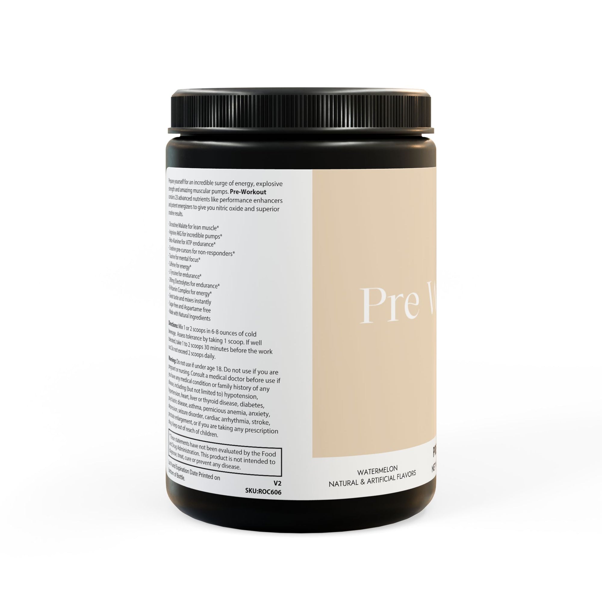 Pre-Workout Supplement, Watermelon (300g, 10.58oz)