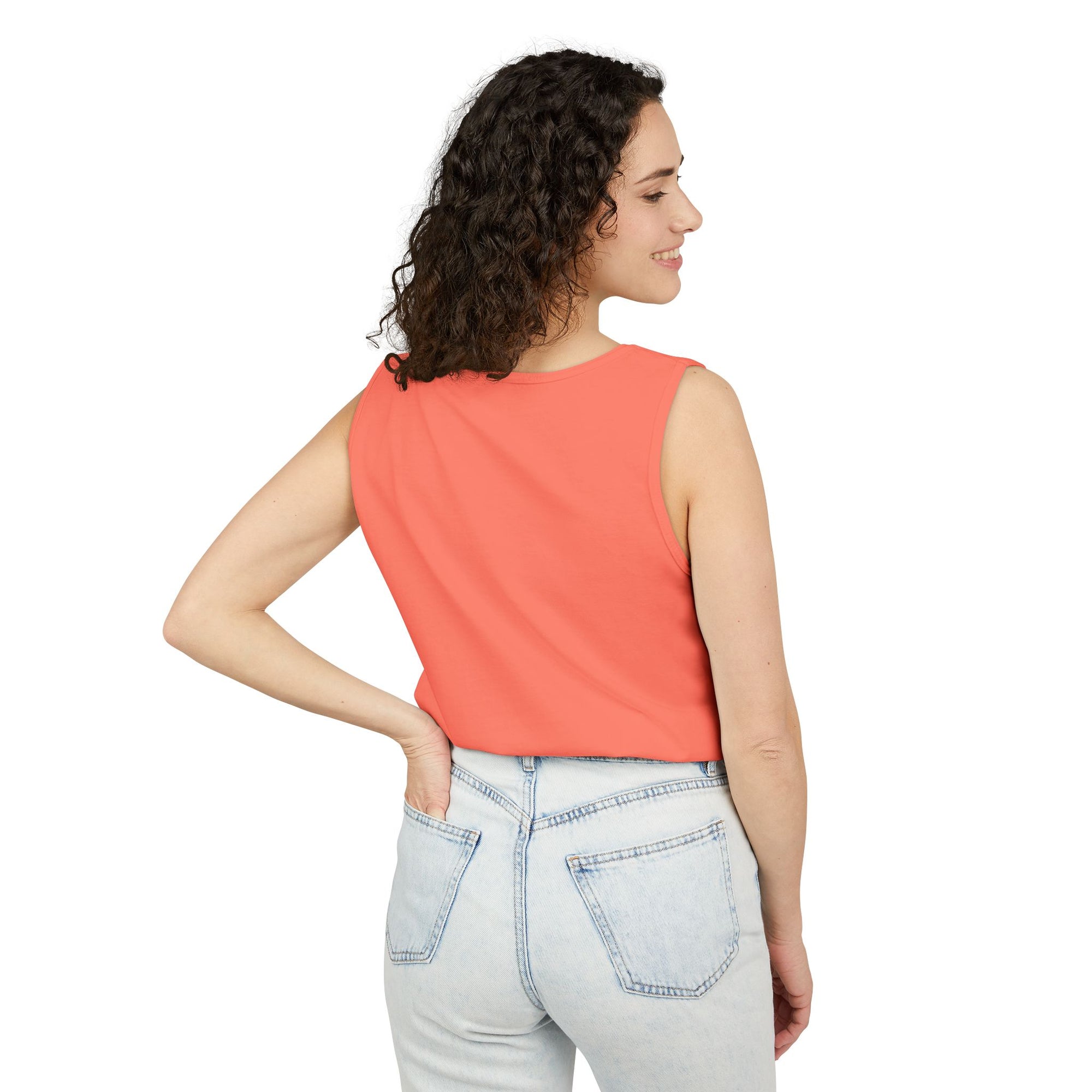 Garment-Dyed Tank Top, Summer Casual Wear, Beach Days, Workout Top, Great for Festivals, Unisex Apparel