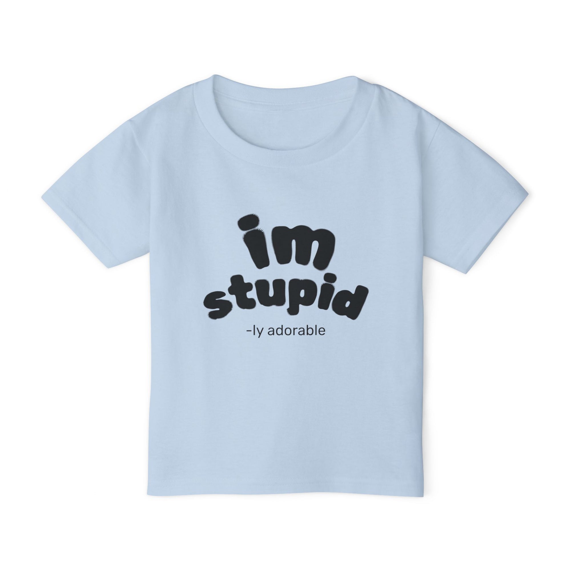 Playful Toddler T-Shirt: 'I'm Stupid-ly Adorable' Humor Gift for Kids, Cute Birthday Shirt, Funny Parenting Apparel, Baby Shower Gift, [...]