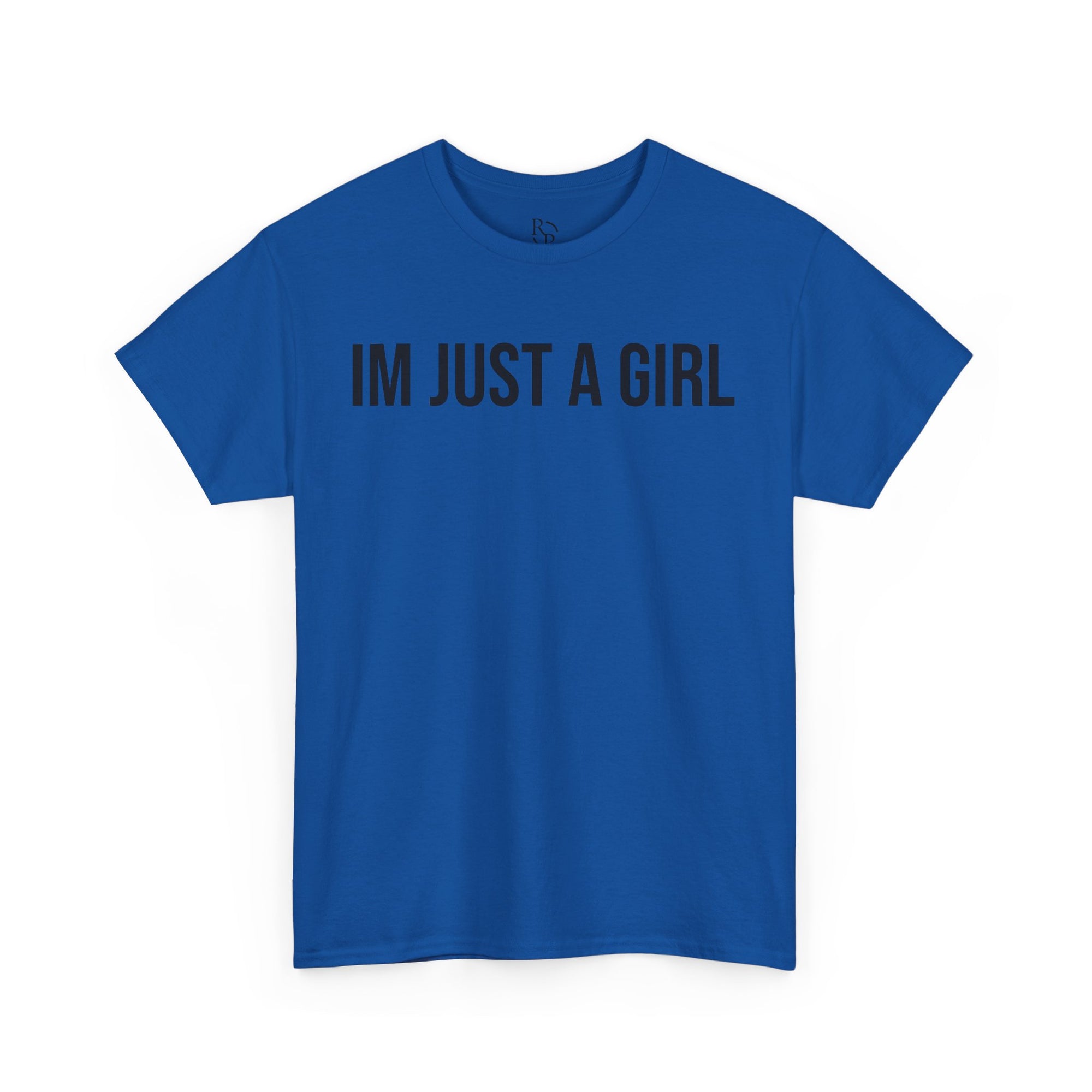 Unisex Heavy Cotton Tee - 'I'm Just a Girl' | Casual Comfort, Perfect Gift, Everyday Wear, Birthday, Confidence Tee