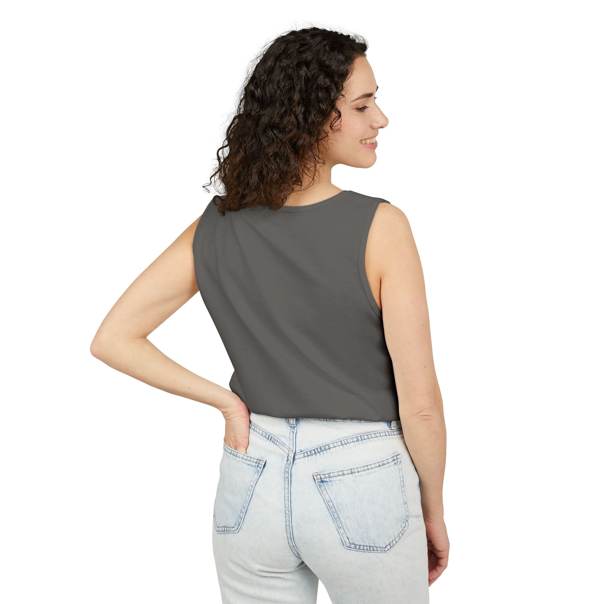 Garment-Dyed Tank Top, Summer Casual Wear, Beach Days, Workout Top, Great for Festivals, Unisex Apparel