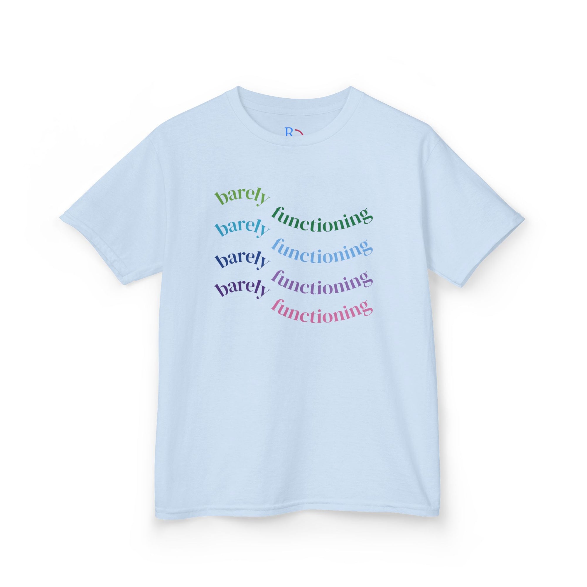 Colorful Kids Heavy Cotton Tee - Fun and Playful Graphic Tee for Everyday Wear, Birthday Gift, Age 4-12, Casual Playtime, Artsy Outfits