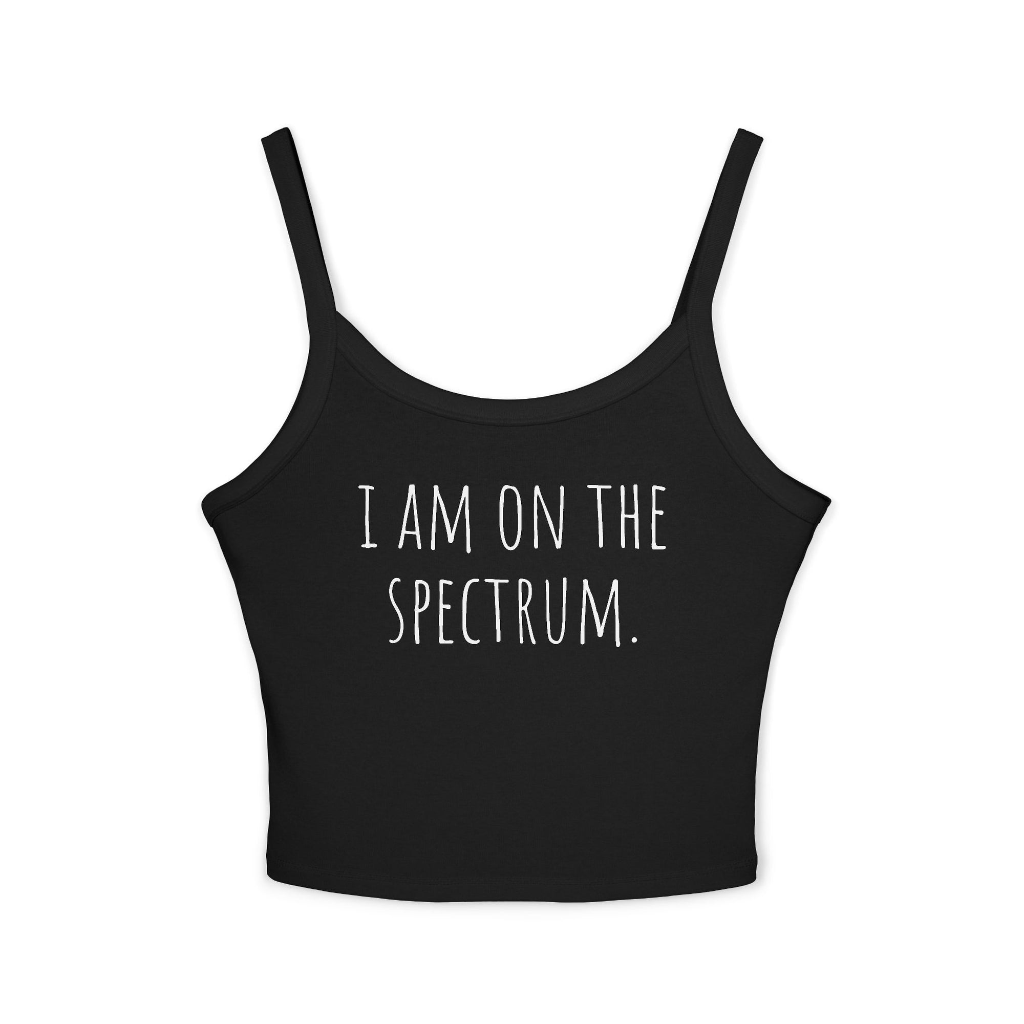 Women's Spaghetti Strap Tank Top for Self-Expression | Casual Summer Wear, LGBTQ+ Pride, Mental Health Awareness, Everyday Comfort