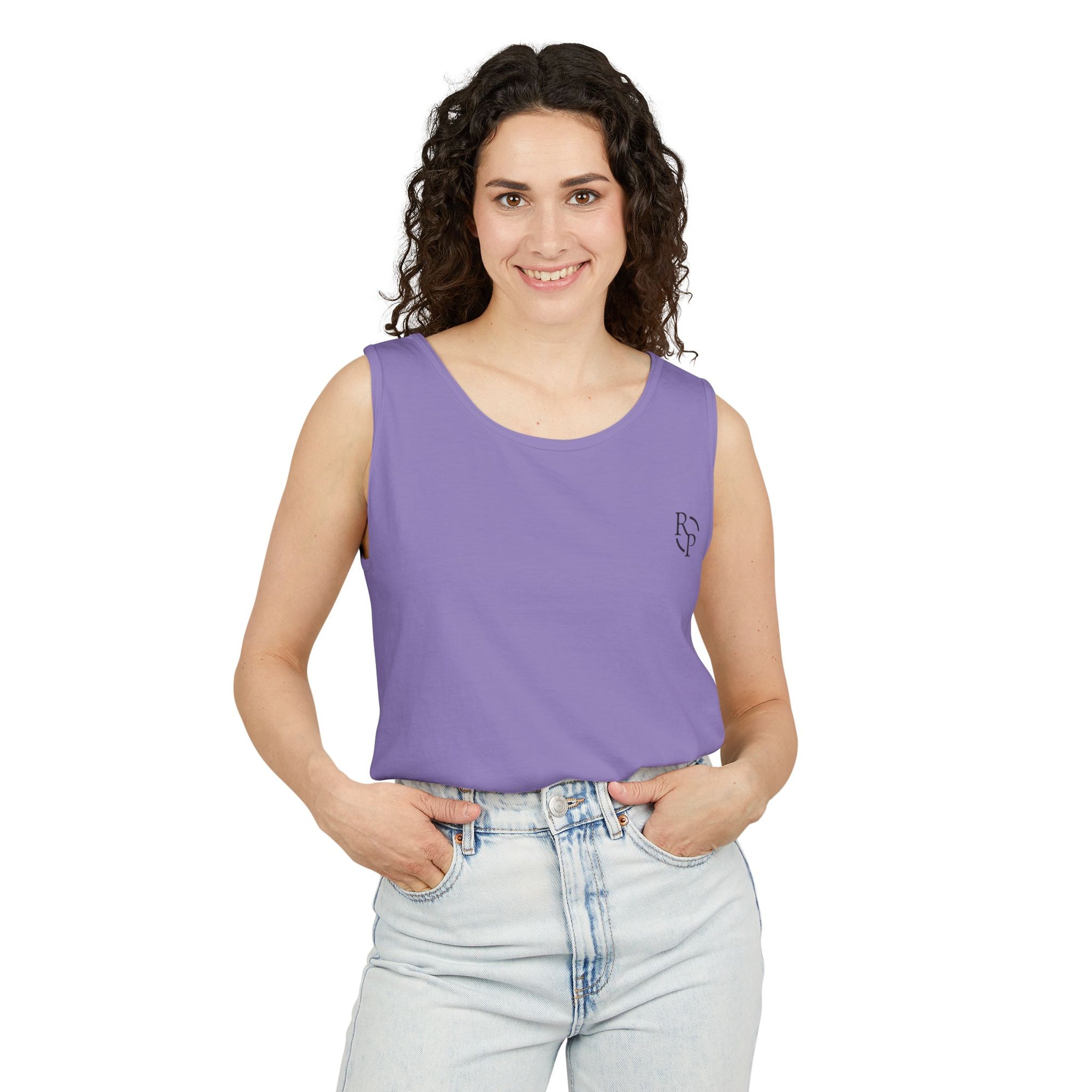 Garment-Dyed Tank Top, Summer Casual Wear, Beach Days, Workout Top, Great for Festivals, Unisex Apparel