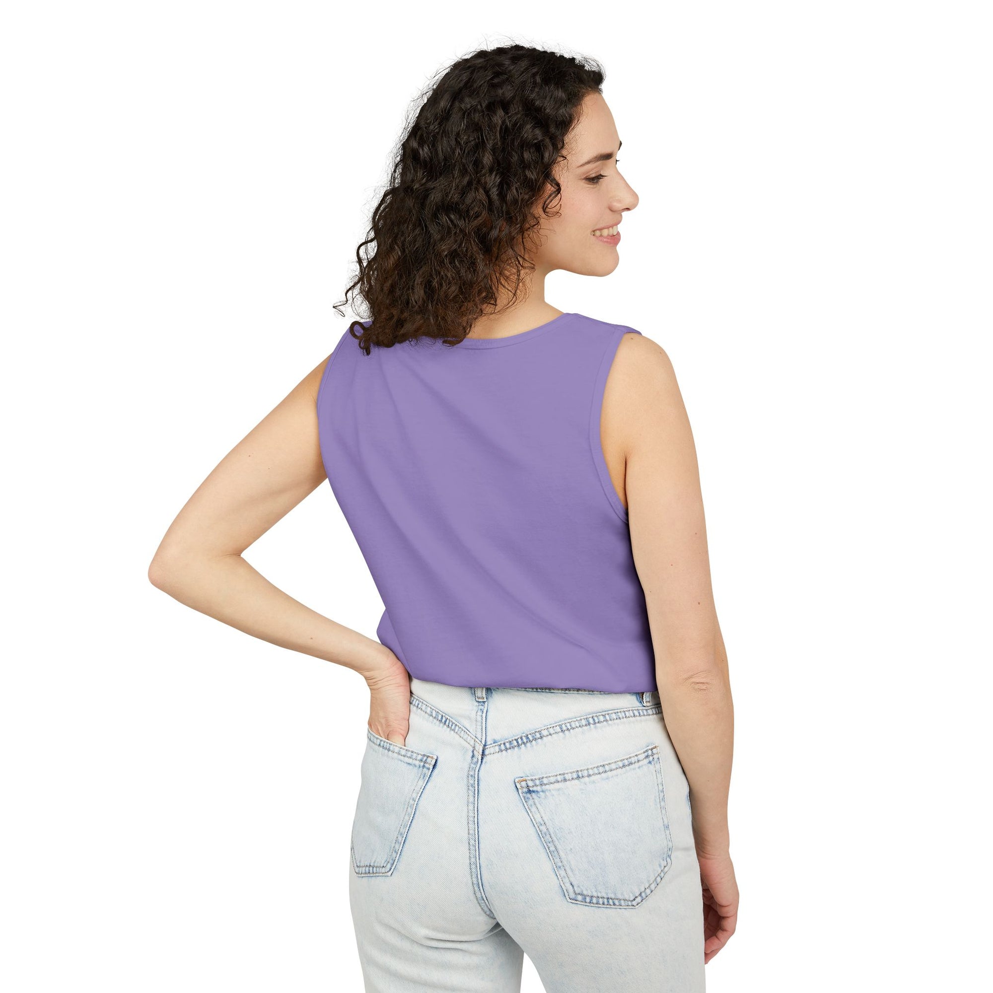 Garment-Dyed Tank Top, Summer Casual Wear, Beach Days, Workout Top, Great for Festivals, Unisex Apparel