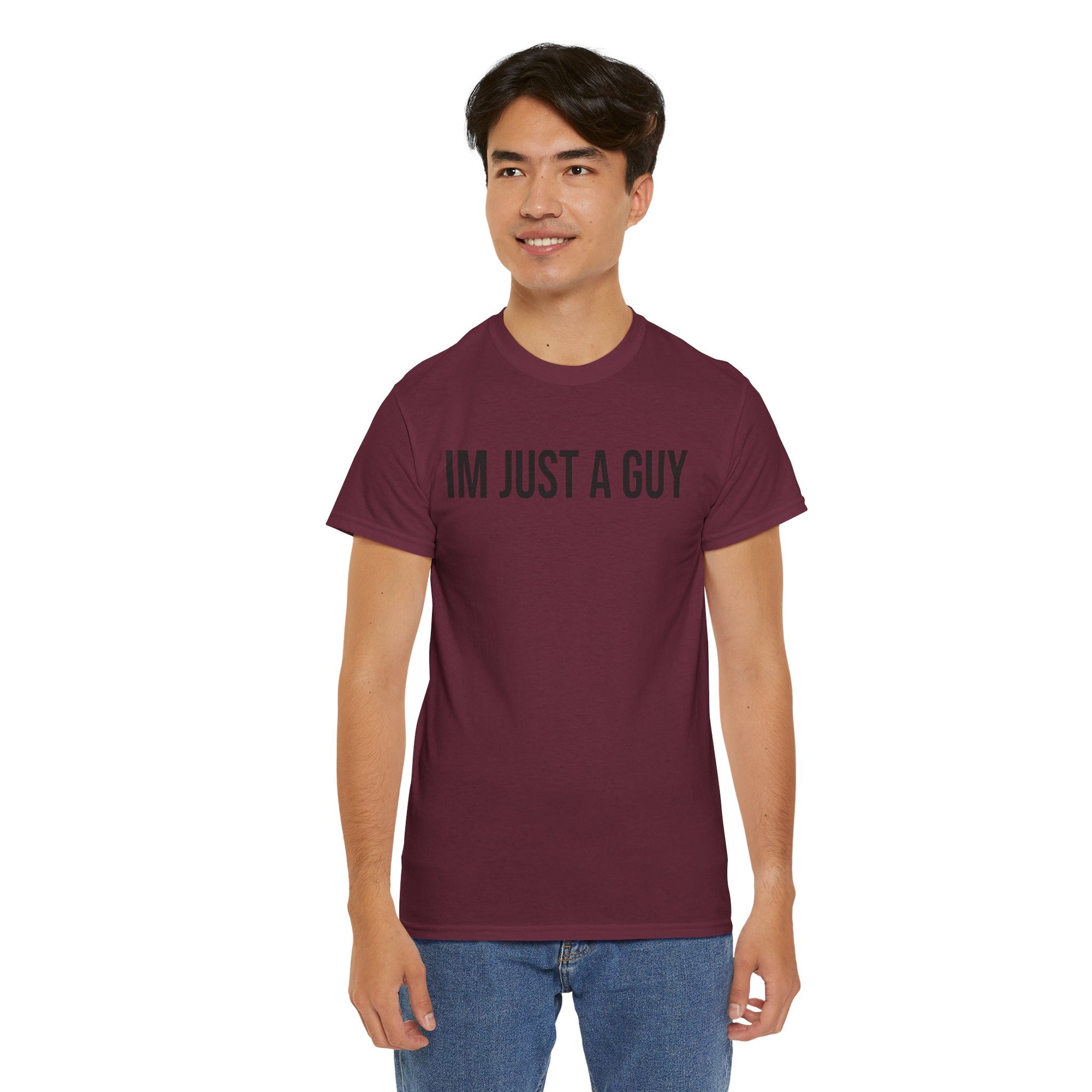 Unisex Heavy Cotton Tee - Casual Statement Shirt, Everyday Wear, Gift for Him, Birthday Present, Trendy Graphic Tee