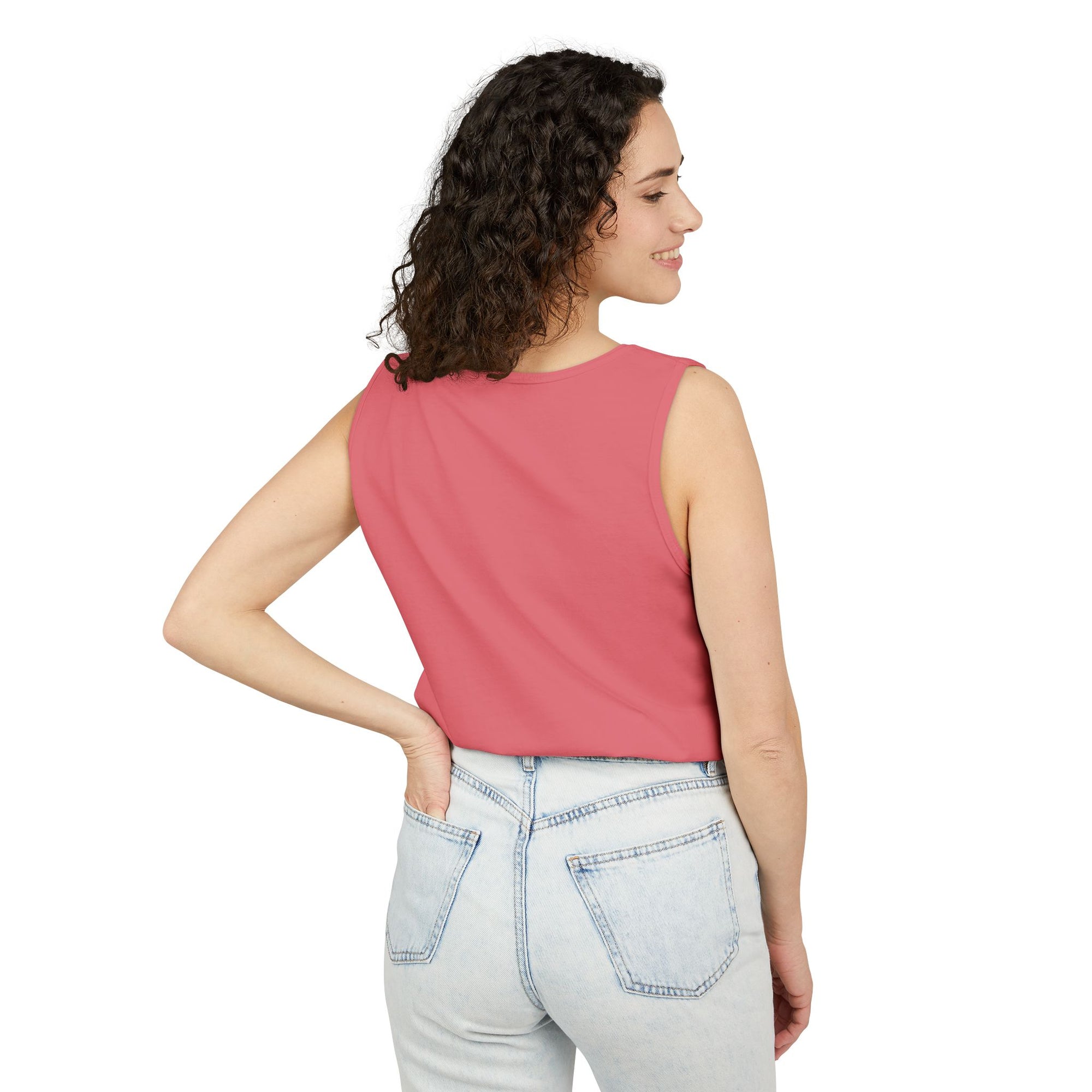 Garment-Dyed Tank Top, Summer Casual Wear, Beach Days, Workout Top, Great for Festivals, Unisex Apparel